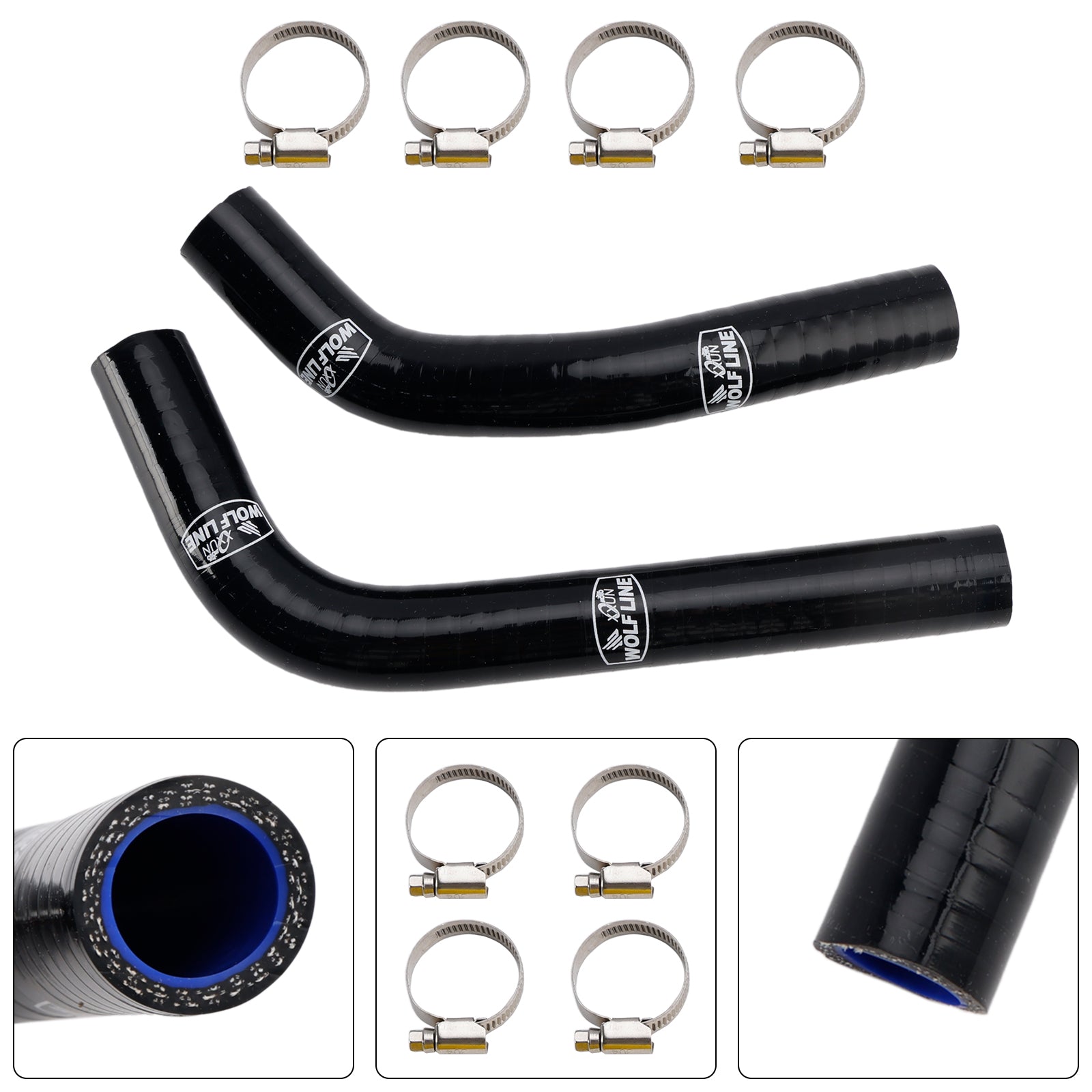 2015-2024 Yamaha MT-03 MT-25 YZF R3 R25 Mangueira de resfriador de radiador de silicone R25