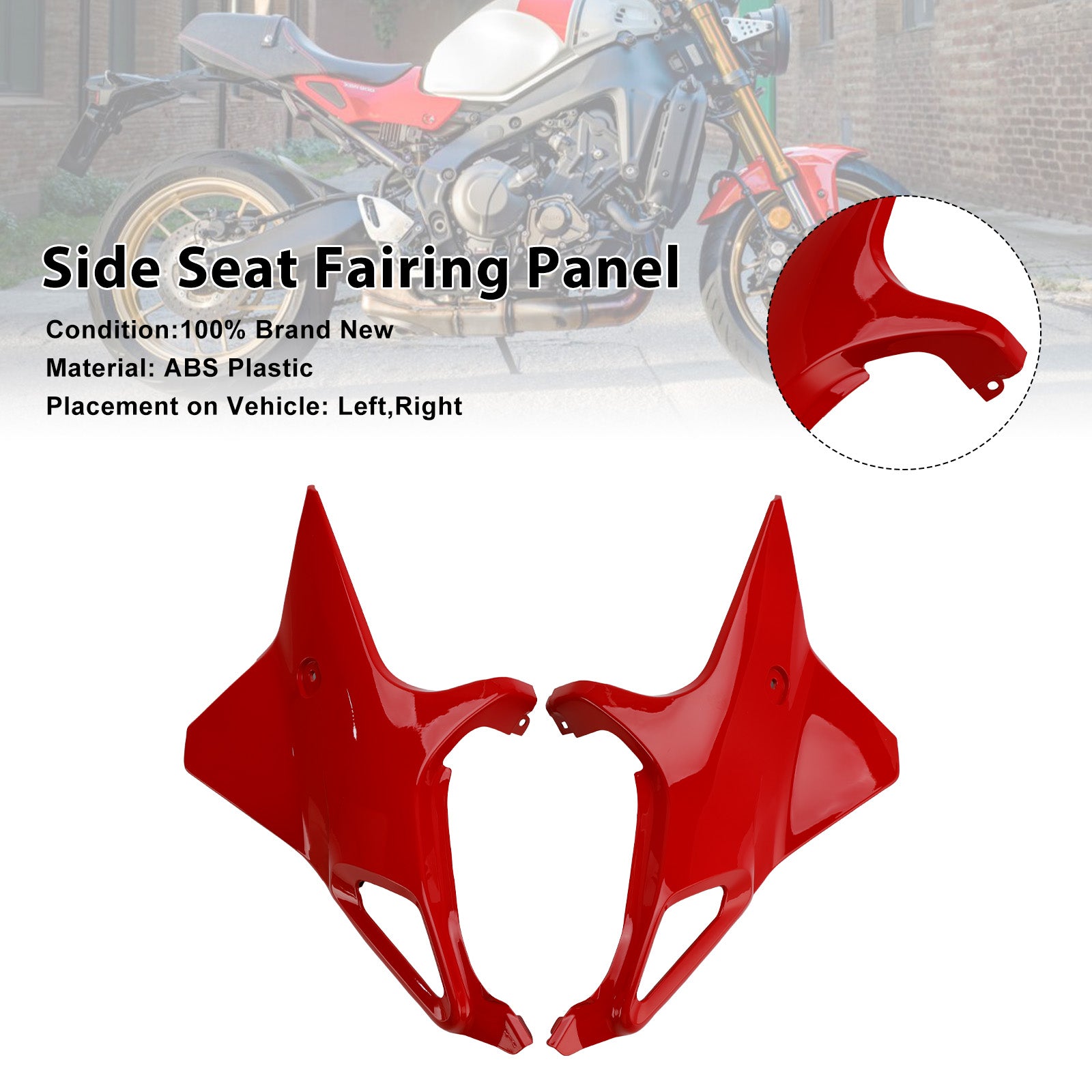 Yamaha XSR 900 XSR900 2022-2025 Side Seat Fairing Panel Cowl