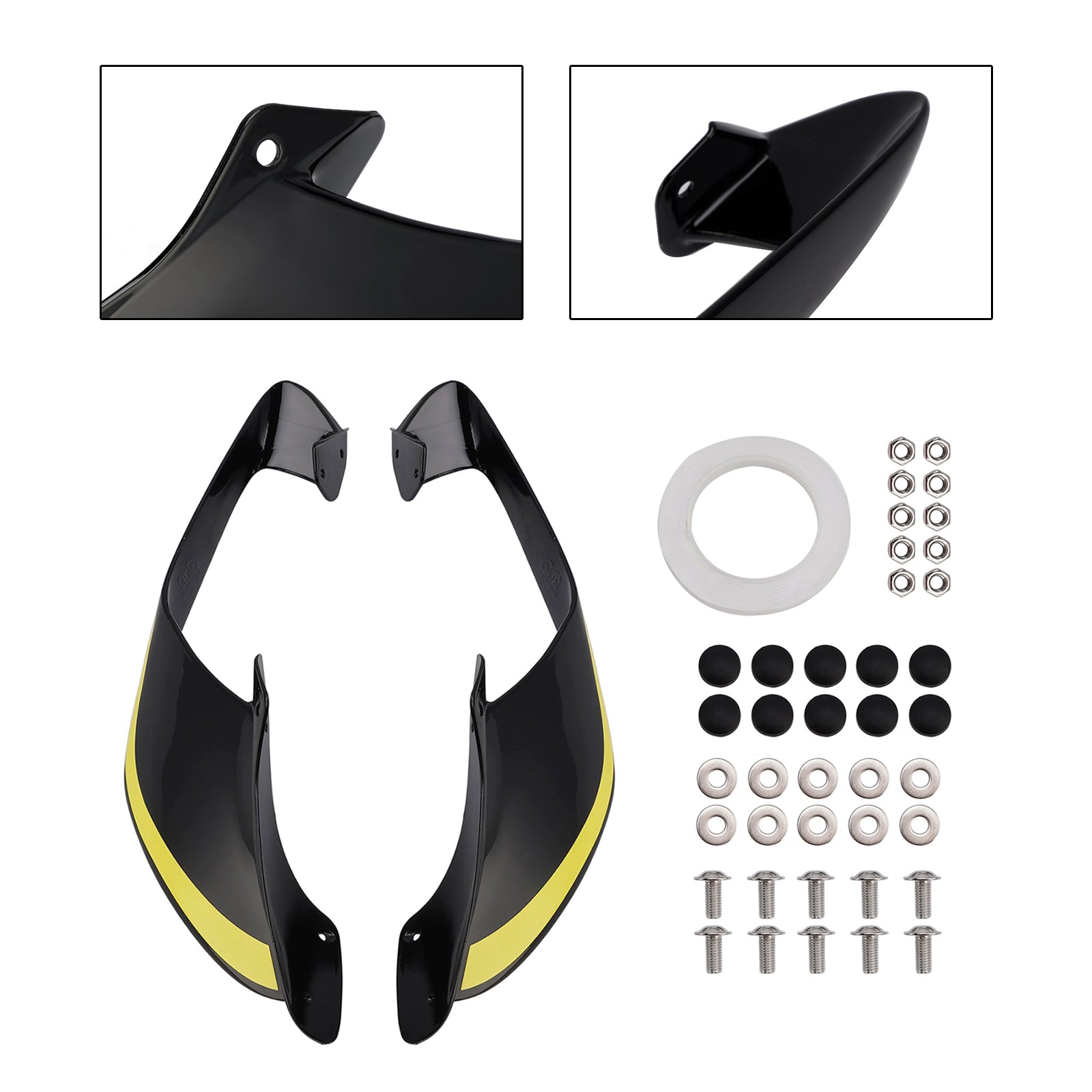 2021-2024 Yamaha YZF R1 R1M Voorzijde Winglets Vleugels Spoiler Kuip