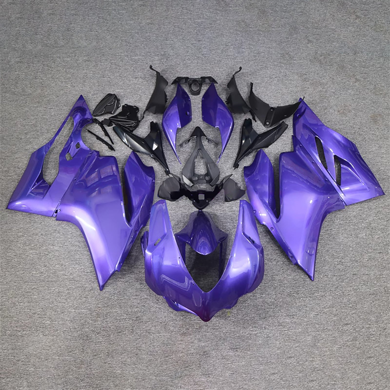 Amotopart 2015-2020 Ducati 959 Glossy Purple Fairing Kit
