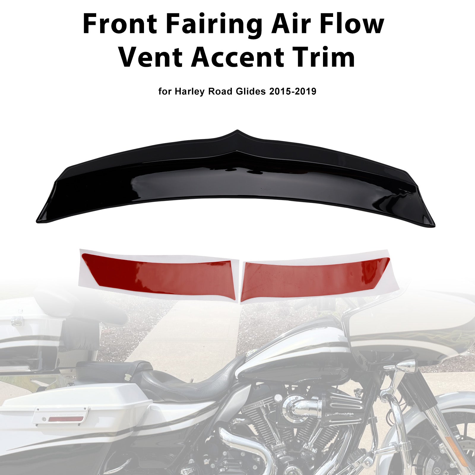 2015-Up Road Glide FLTRX Front Fairing Air Flow Vent Accent Trim