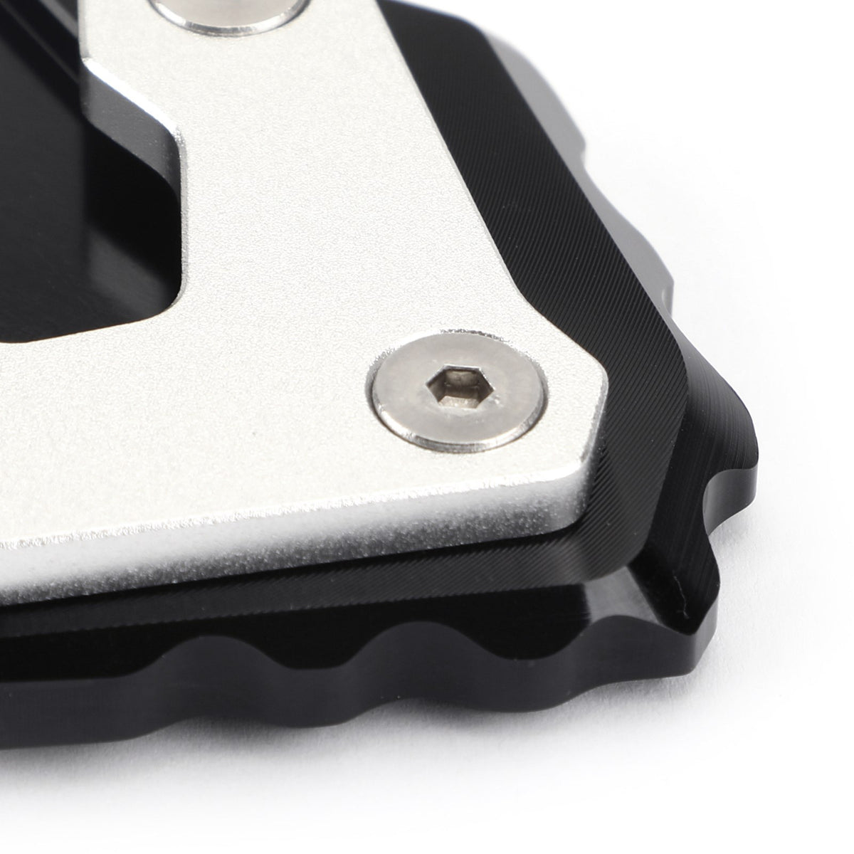 Piastra di ingrandimento del cavalletto di estensione del cavalletto laterale CNC Moto BMW F750GS 2018-2019