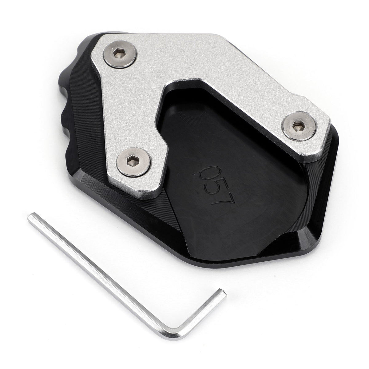 Piastra di ingrandimento del cavalletto di estensione del cavalletto laterale CNC Moto BMW F750GS 2018-2019