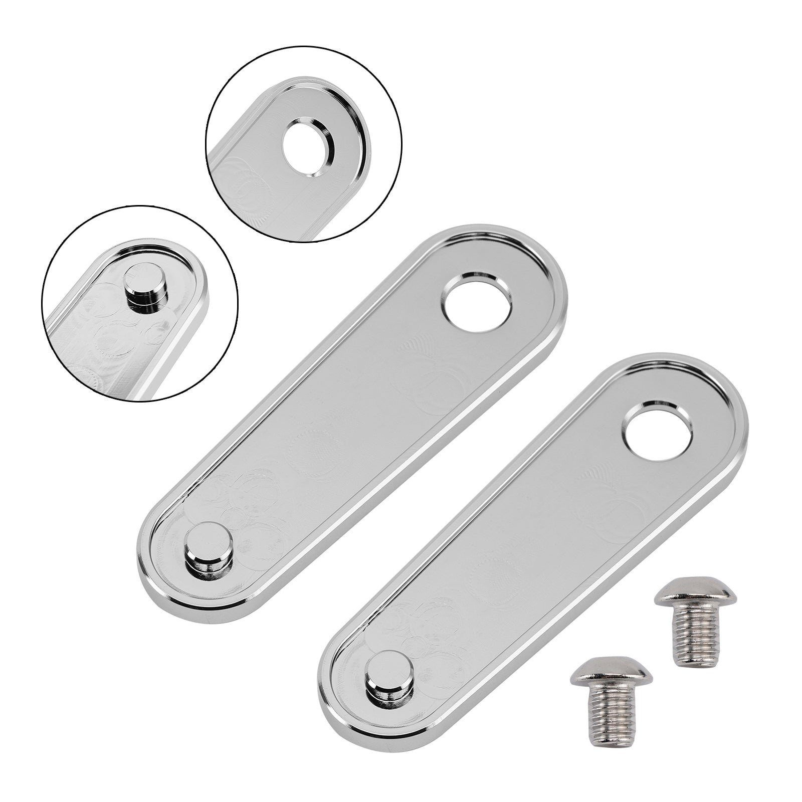 93-23 Electra Glides Road Glides Rear Floorboard Foot Peg Frame Plates