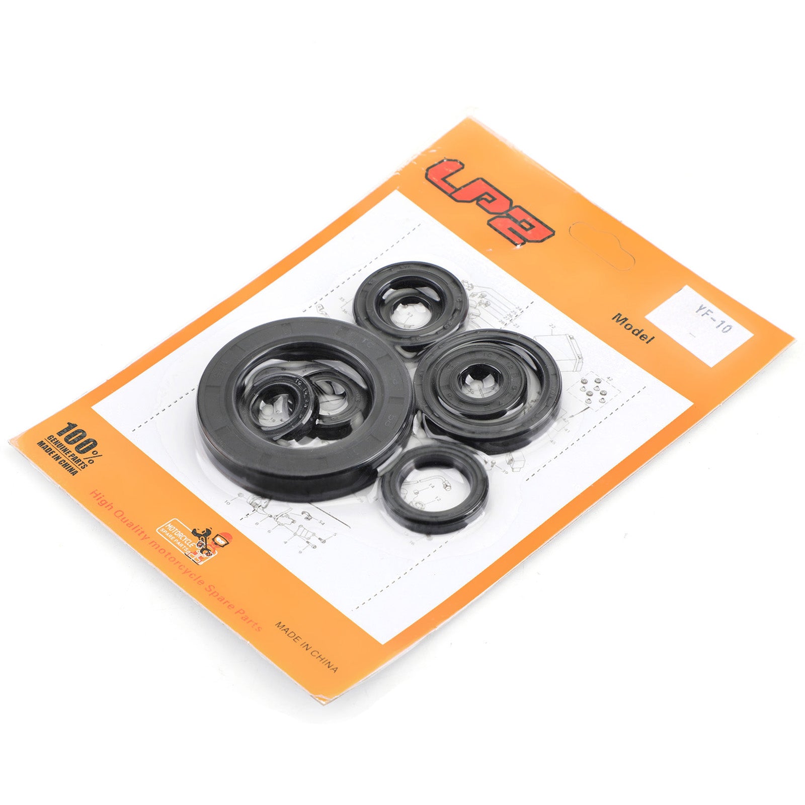 8pcs 1989-2001 Honda CR250R 1988/1989-1991 CR500R Engine Oil Seal Kit Set