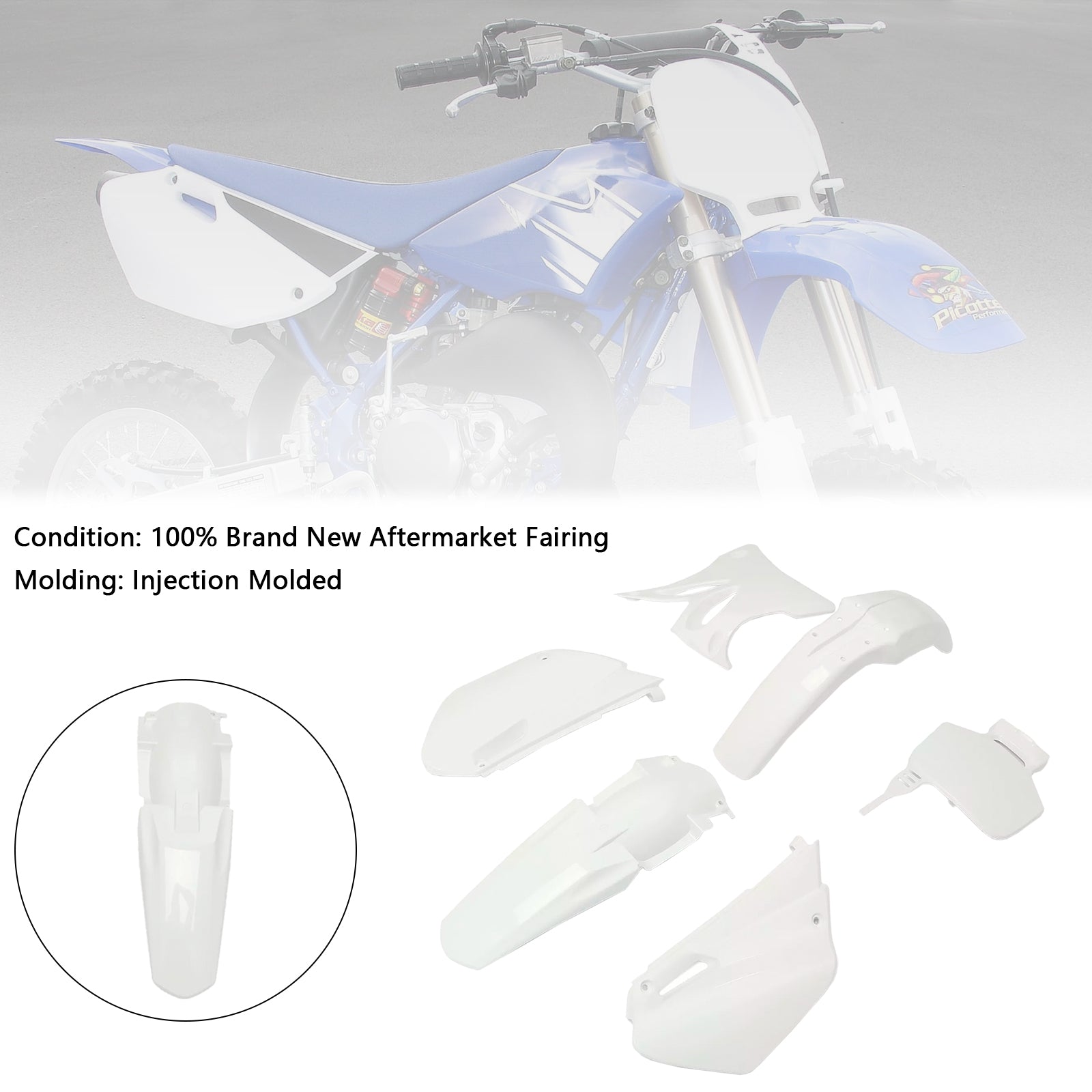 Amotopart 2002-2014 Yamaha YZ85 Fairing Kit