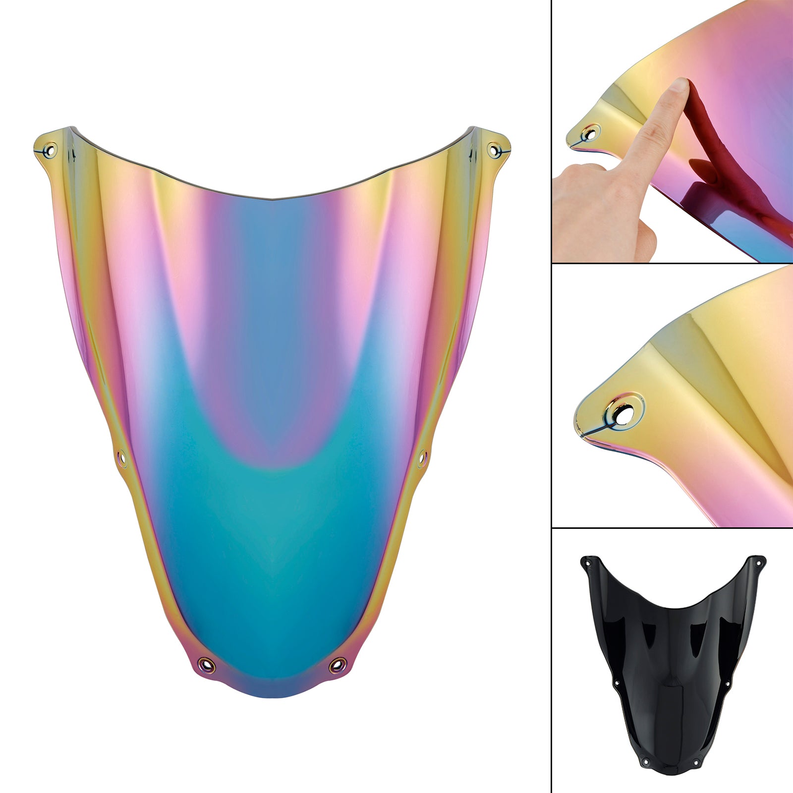 06-10 ヤマハ RS125 ABS オートバイ フロントガラス フロント スクリーン