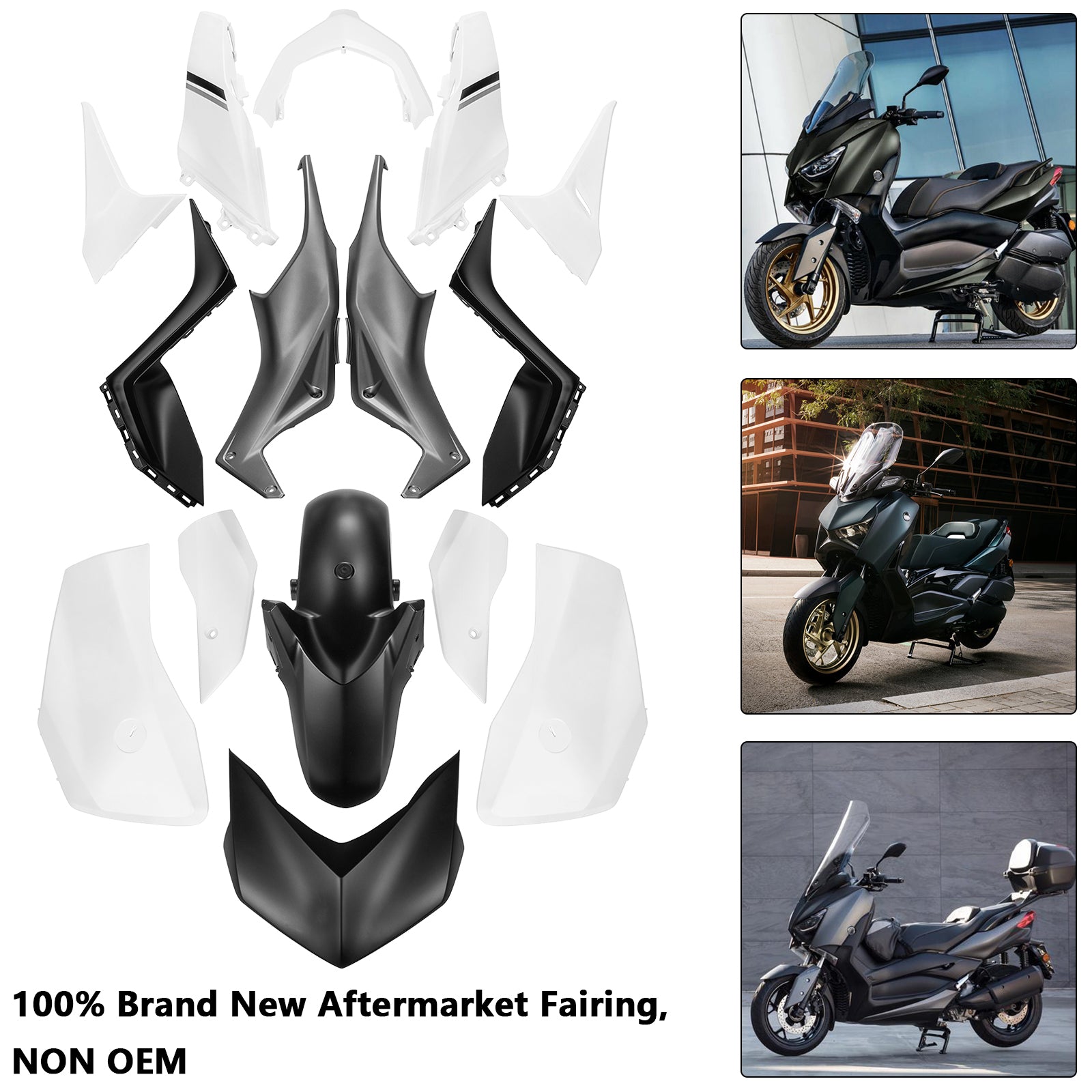 Amotopart 2023-2024 Yamaha x Max 300 Kit de carénage