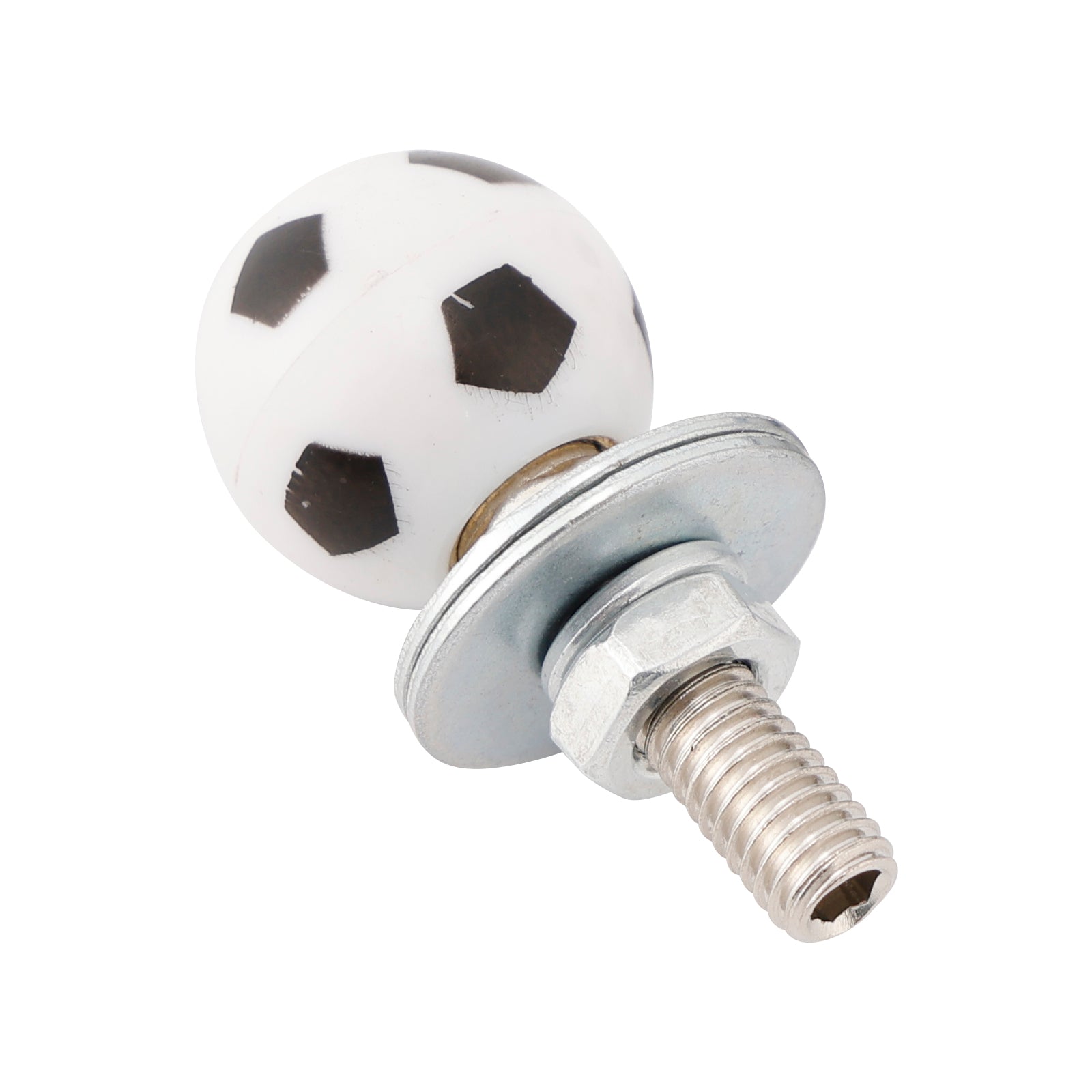 4x Custom SOCCER License Plate Bolt Screw Plastic Motorcycle Chopper Trike