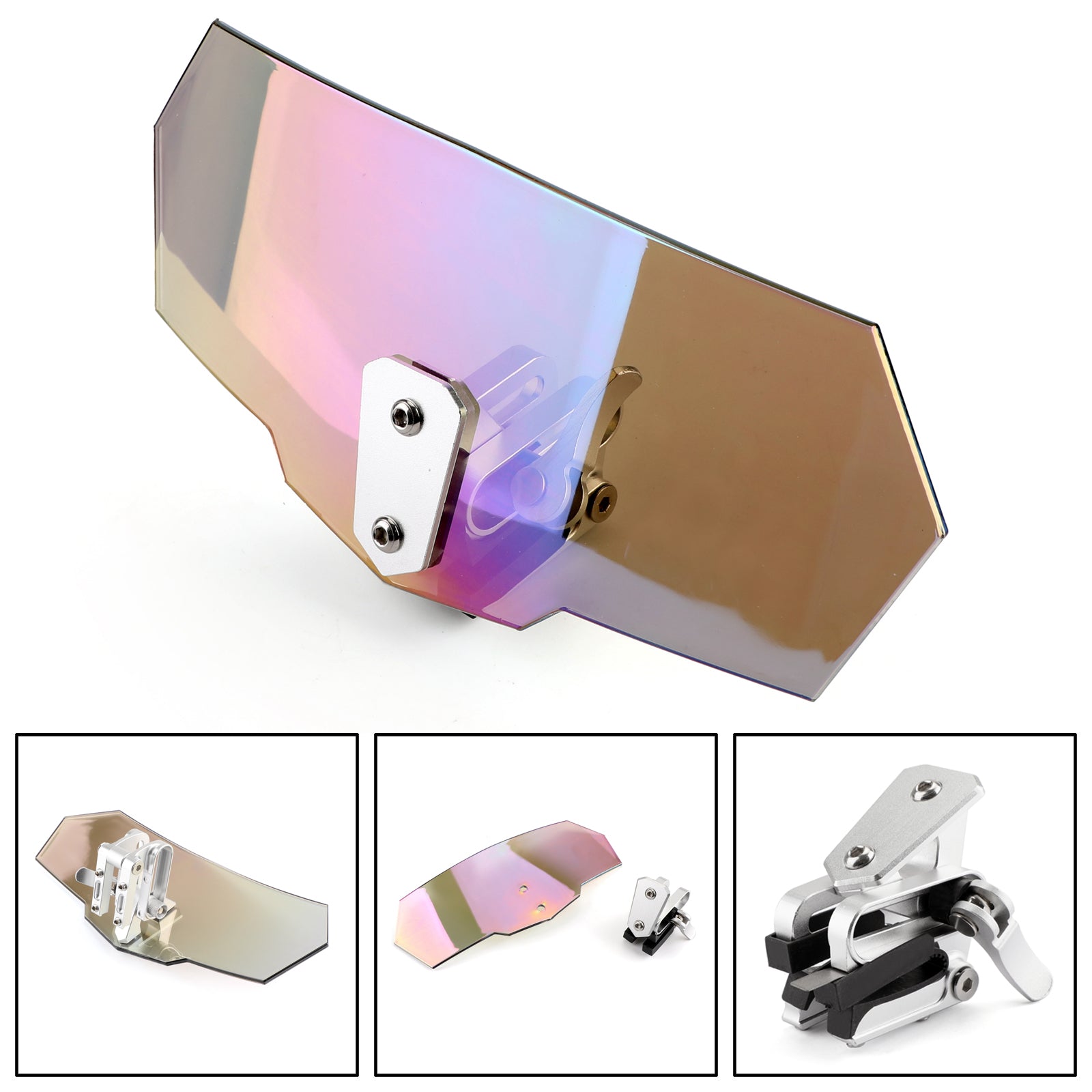 Defletor de extensão do Universal AjustablendShield para Honda Yamaha