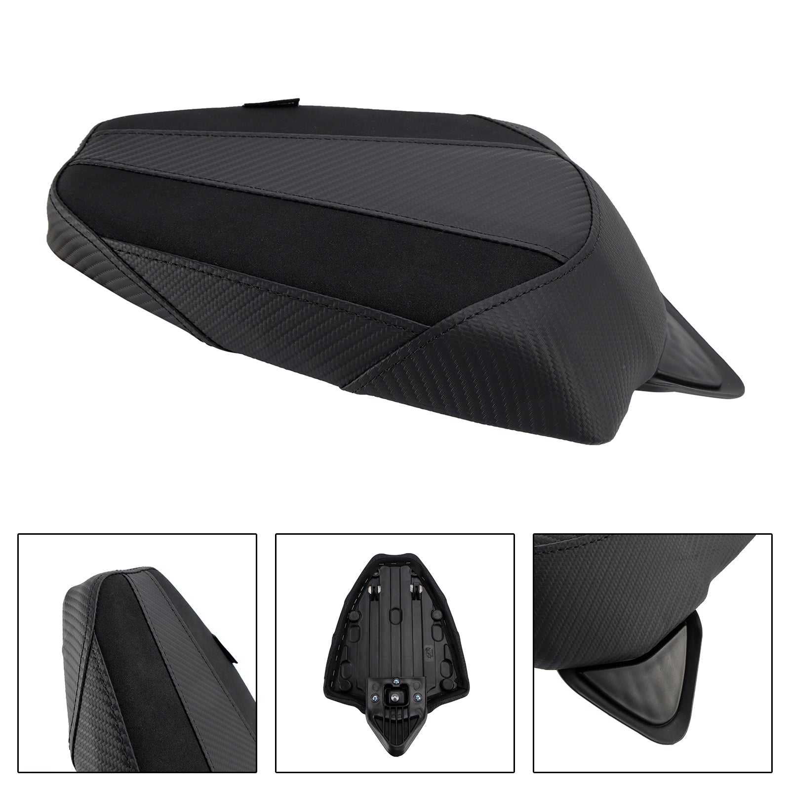 24-25 Black Aprilia RS457 RS 457 Rear Passenger Seat Cushion Pillion Flat