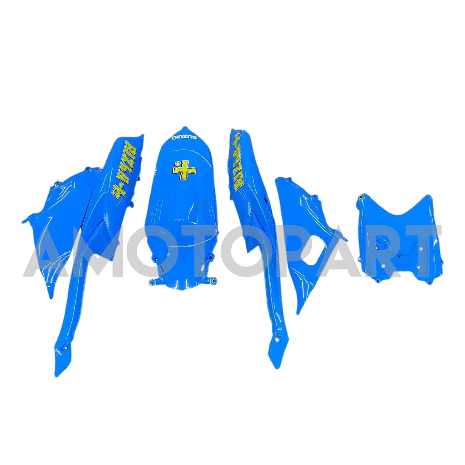 Amotopart 2008-2009 Suzuki GSXR 600/750 Blue Fairing Kit