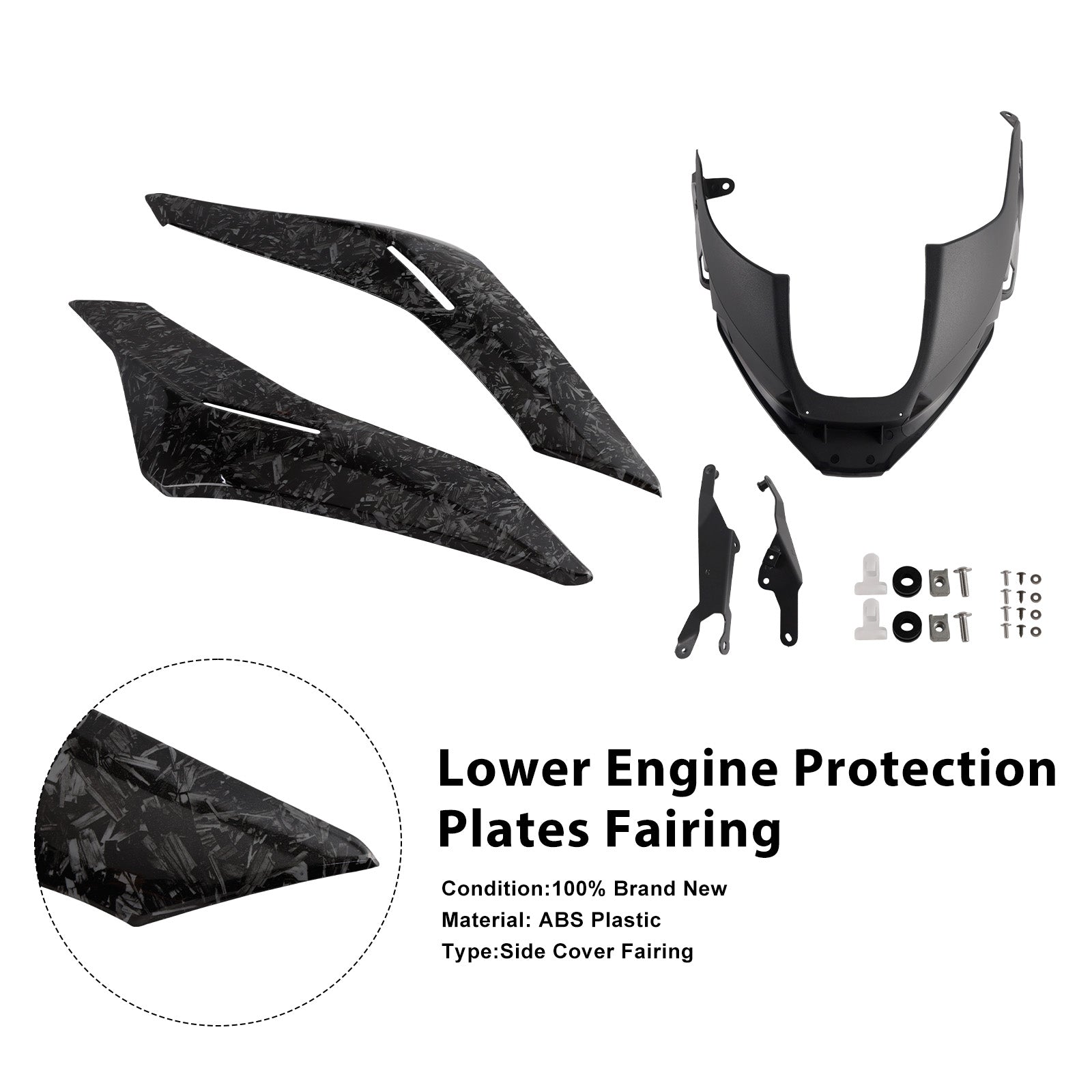 2023-2025 Street Triple 765 R/RSEngine Lower Belly Pan Panels Guard Fairing