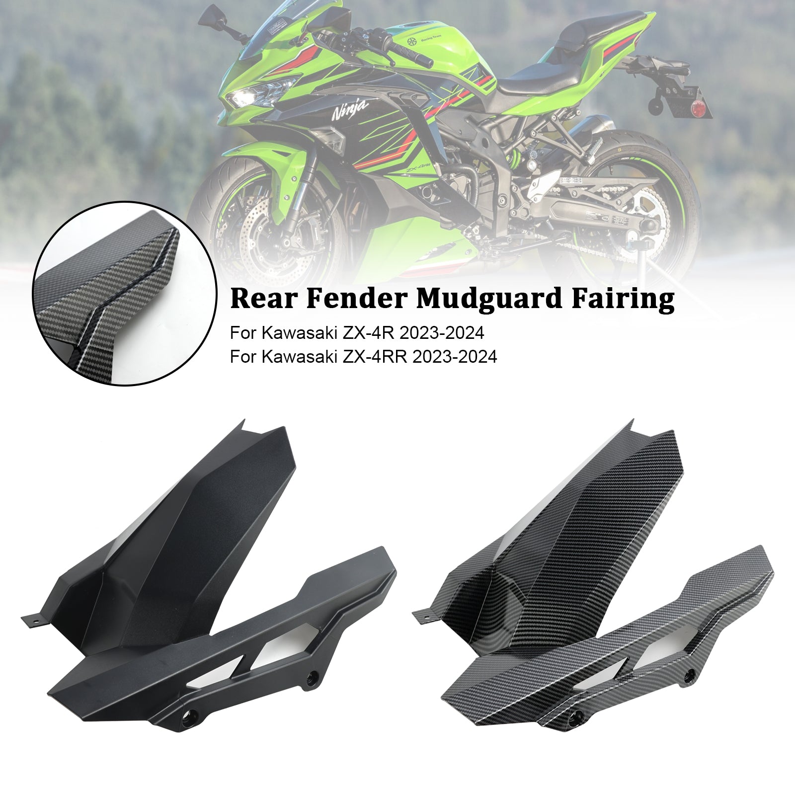23-24 Kawasaki ZX-4R ZX-4RR BAKE FENDER