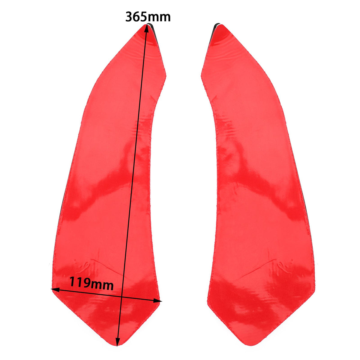 2X 16-18 Multistrada Enduro 1200 Gummi Side Tank Traction Grips Pads