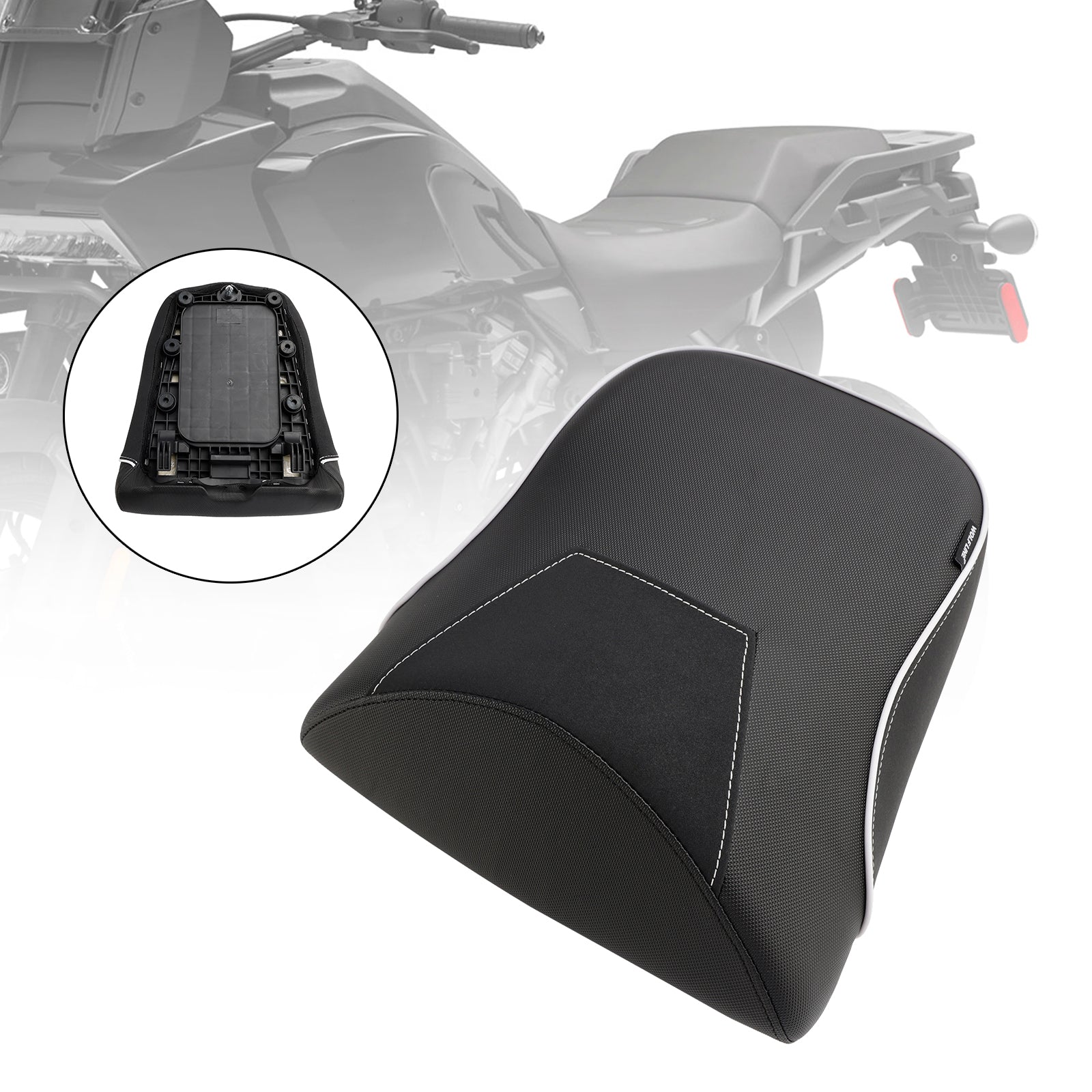 Pan America 1250 2021-2023 2022 Rear Seat Passenger Cushion Flat Black