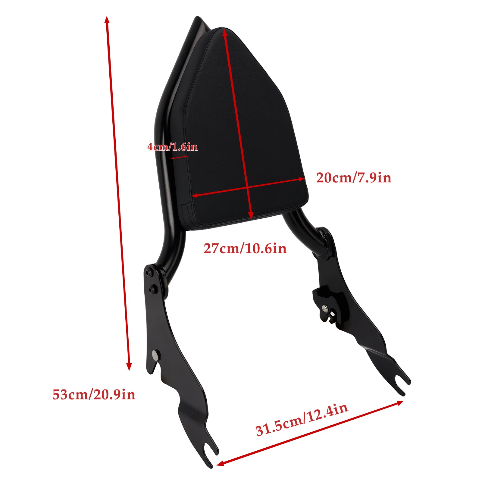 2009-2024 ROAD KING 2009-2022 STREET GLIDE Passenger Sissy Bar Backrest