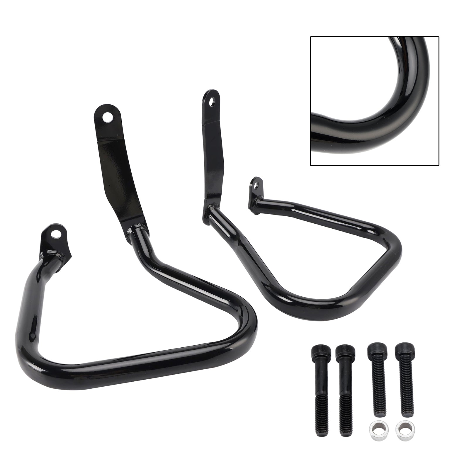 22-24 Harley Low Rider Fxlrst Engine Guard Frame Anti-Crash Bumper Protector Black