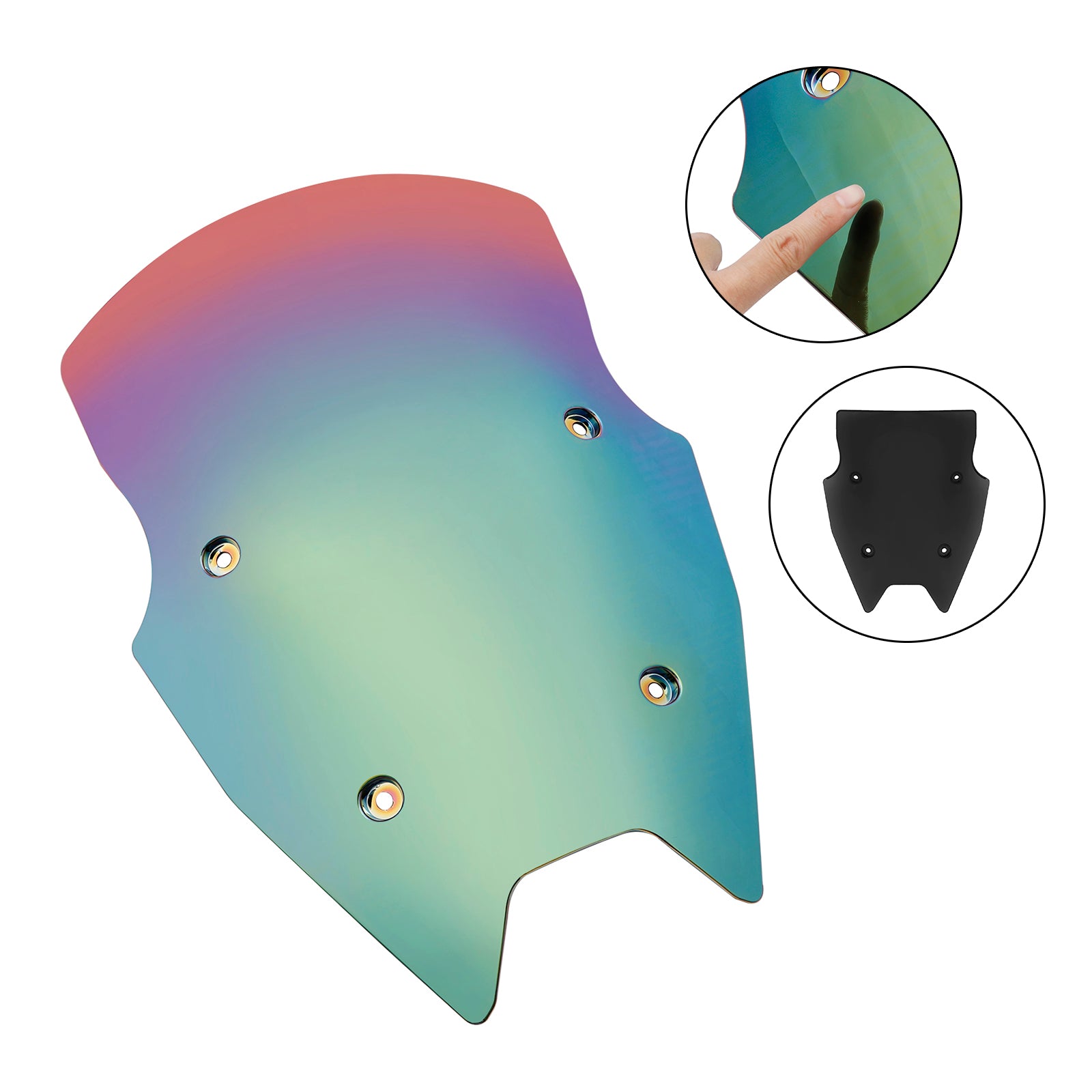 BMW R1200R 2015-2018 R1250RS 2019-2024 vindrutan vindruta