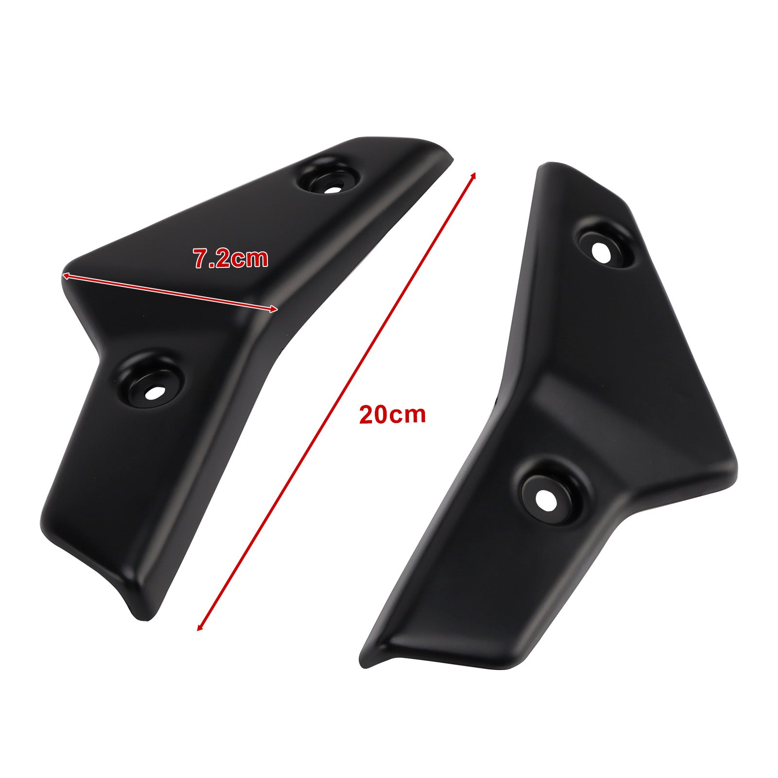 2020–2022 Street Triple 765 R/RSKühler-Seitenabdeckungs-Verkleidungsplatten