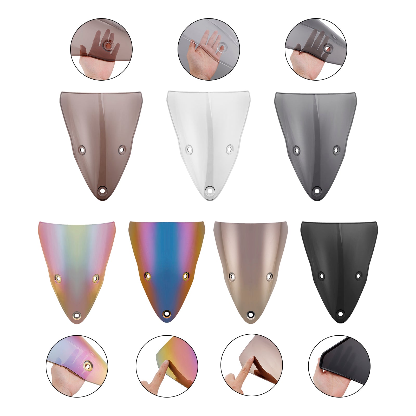 ドゥカティ スーパースポーツ 939 2017-2020 950 2021-2024 フロントガラス フロントスクリーン