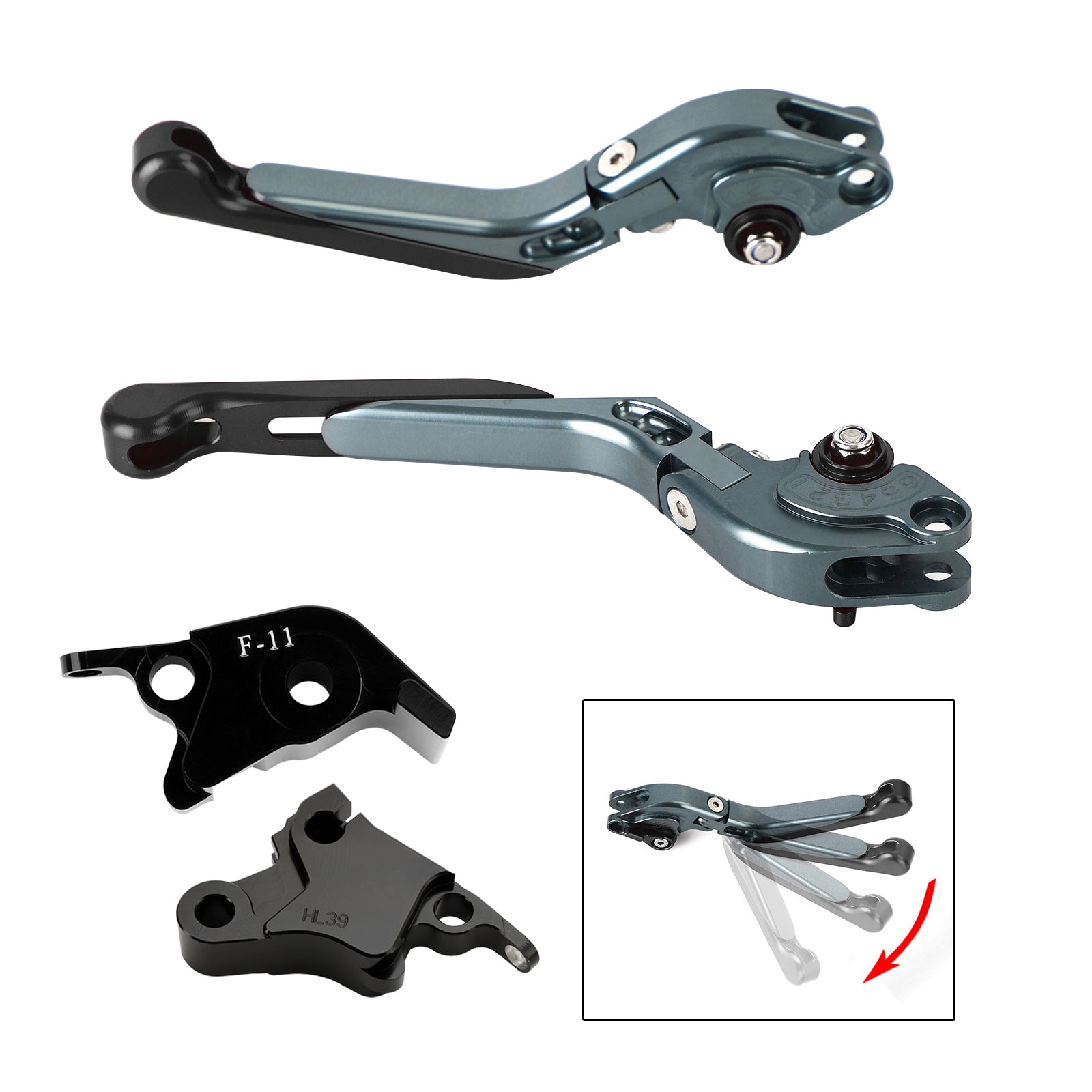 2021-2024 CFMOTO 700CL-X Sport Adjustable Clutch Brake Lever