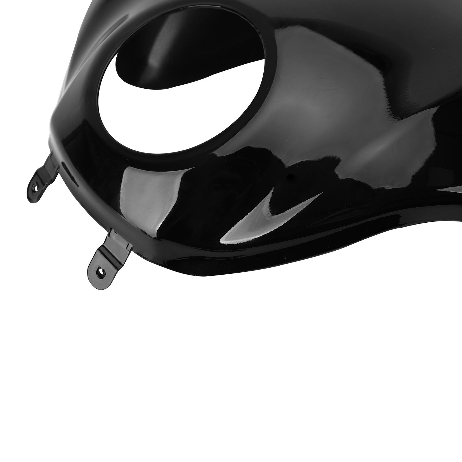 17-19 Kawasaki Z900 motorfiets brandstoftankafdekking beschermer glanzend zwart