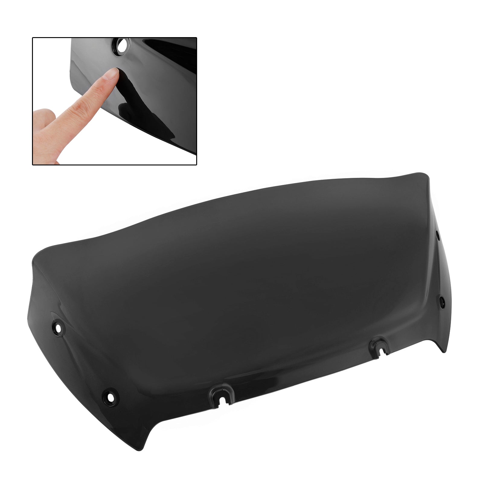 Touring Street Glide CVO 117 121 2023–2024 9" Čelní sklo Přední sklo