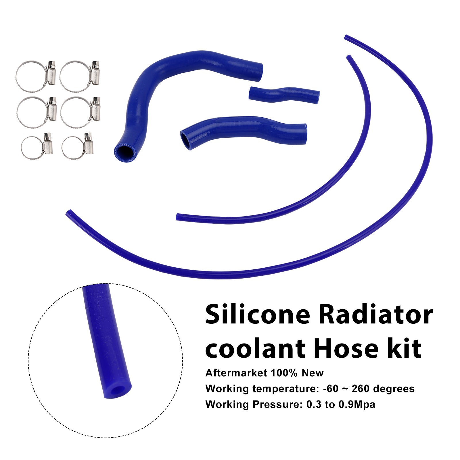 23-25 Honda CB750 Hornet XL750 Transalp Silicone Radiator coolant Hose