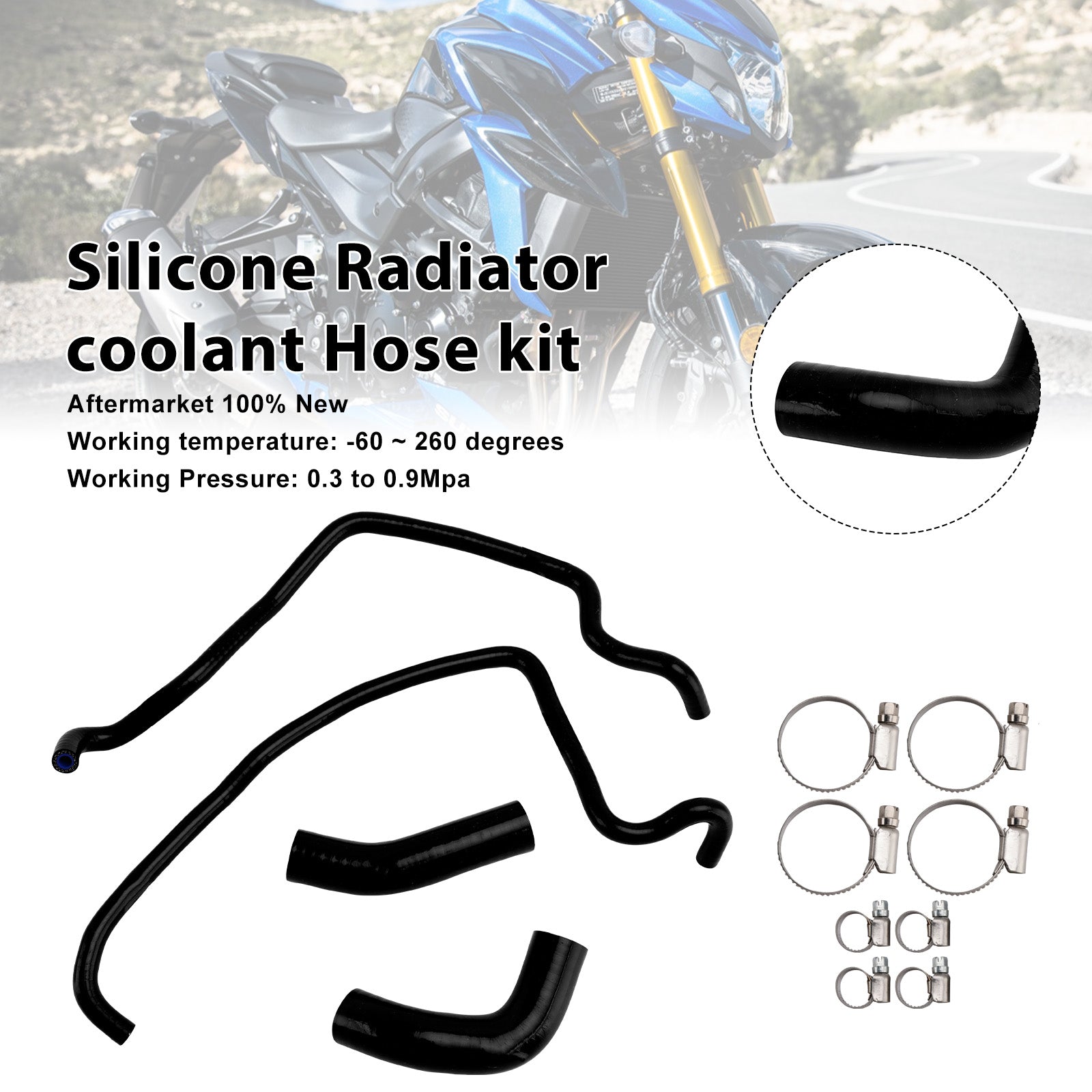 2019-2024 Rocket 3 Silicone Radiator coolant Hose kit