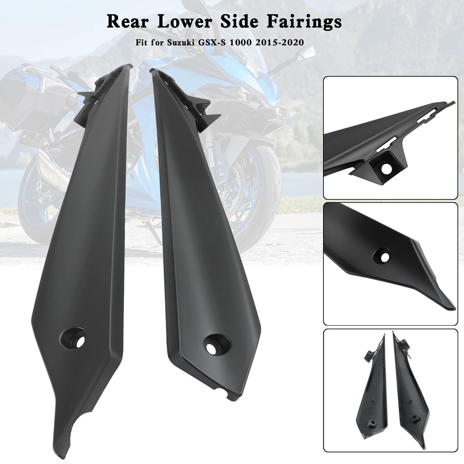 Rear Lower Side Fairings For Suzuki GSX-S 1000 2015-2020