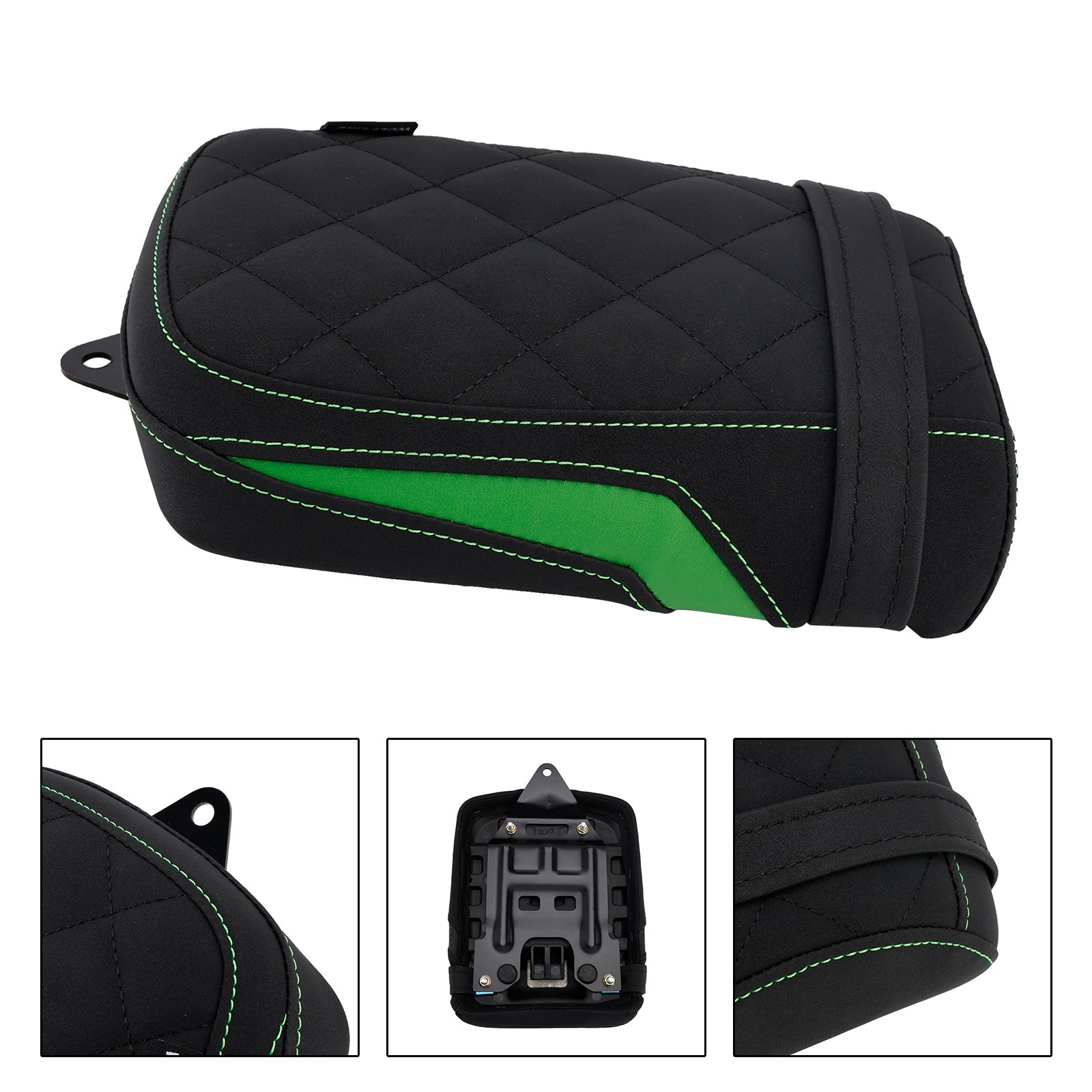 24-25 Kawasaki Eliminator 500 Rear Seat Passenger Cushion Flat Pu Black