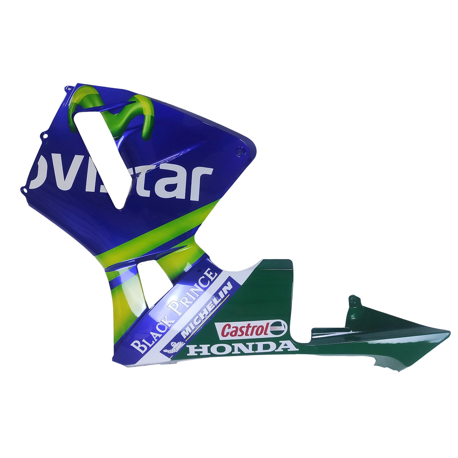 Amotopart 2003-2004 Honda CBR600RR Blue White Green Fairing Kit