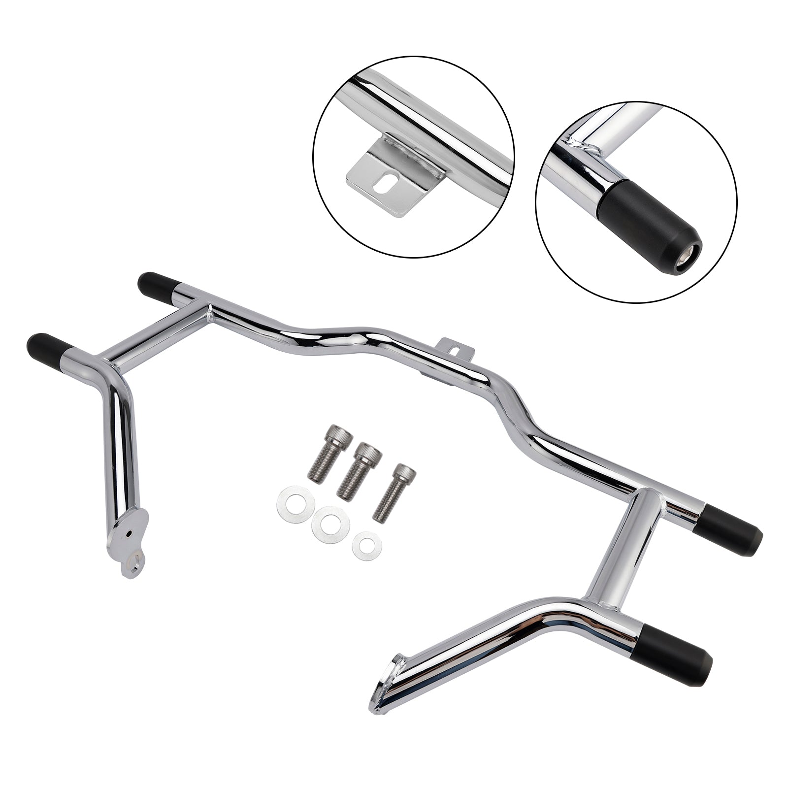 Cvo Road King 1997-2008 Engine Guard Anti-Crash Fairing Support Kit Black