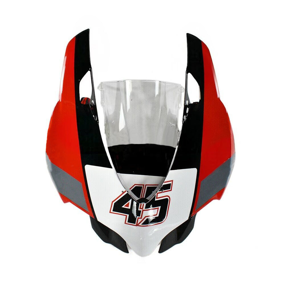 Amotopart 2012-2015 Ducati 899 Red Black Fairing Kit