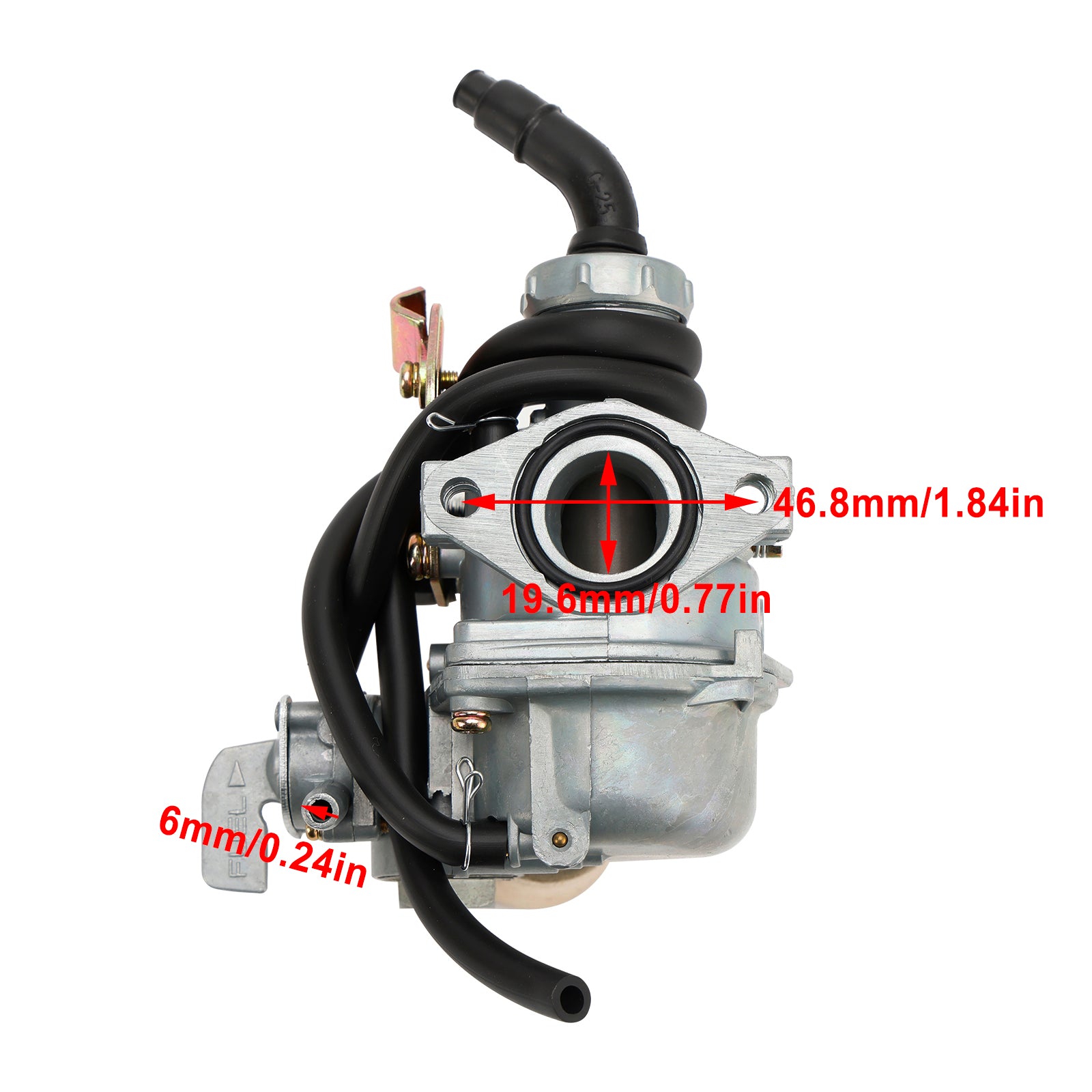 Carburateur Carb geschikt voor Honda XRM110 Wave110 Wave125 110-125cc PZ20 20mm
