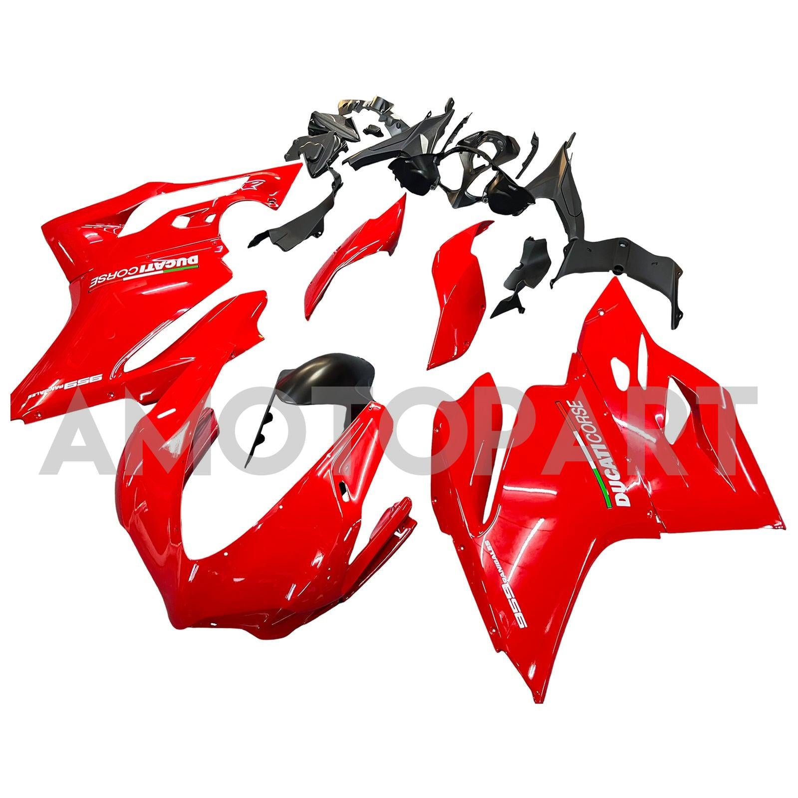Amotopart 2015-2020 Ducati 959 Glossy Red Fairing Kit