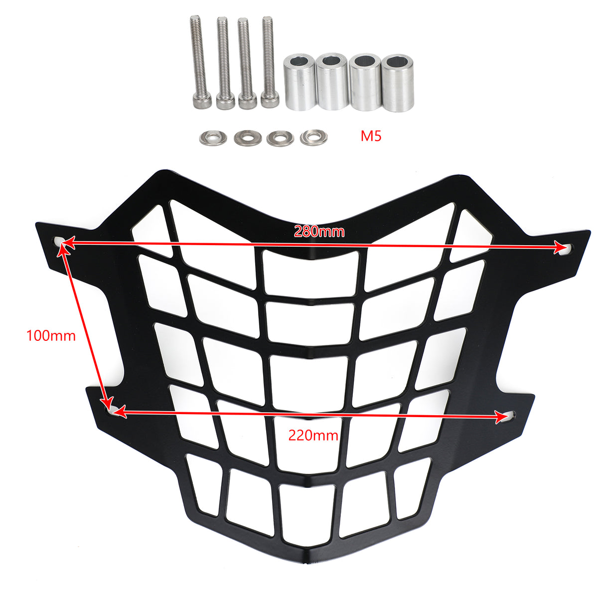 19-21 Yamaha Tenere 700 Xtz700 Headlight Grille Guard Cover Protector