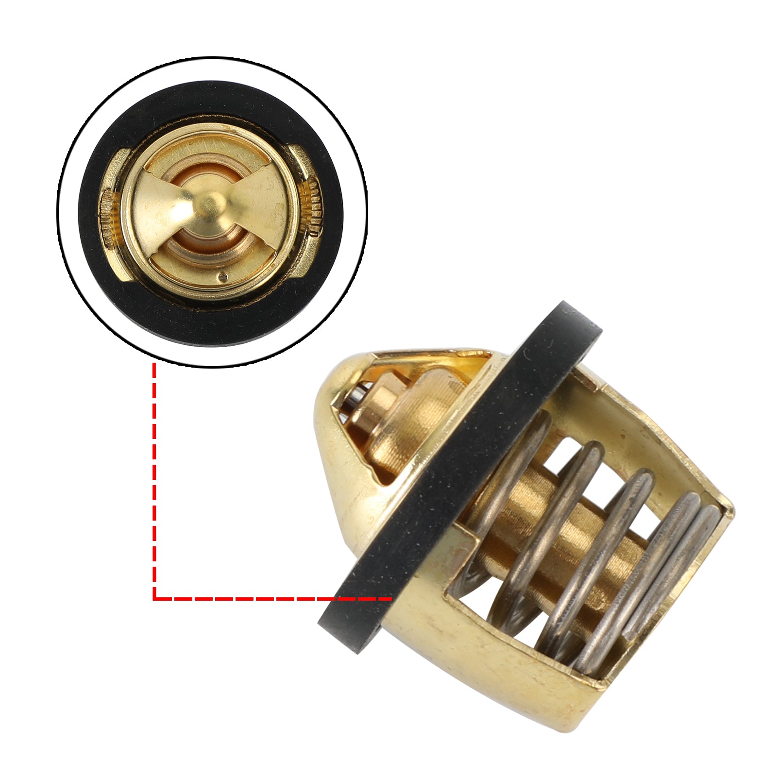 Thermostat Radiator Engine Coolant Temperature Sensor For Honda Ch Cf 250 250Cc