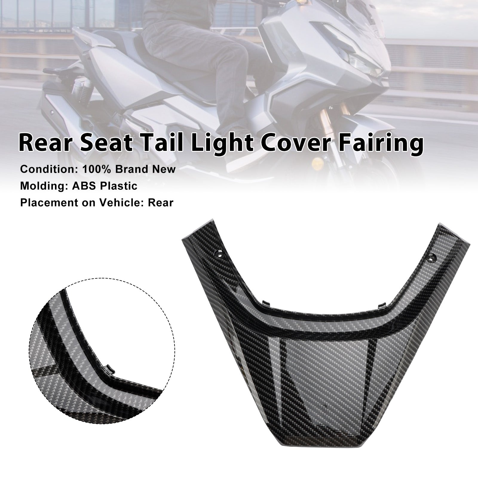 Honda ADV 350 2022-2025 Rear Seat Tail Light Cover Fairing