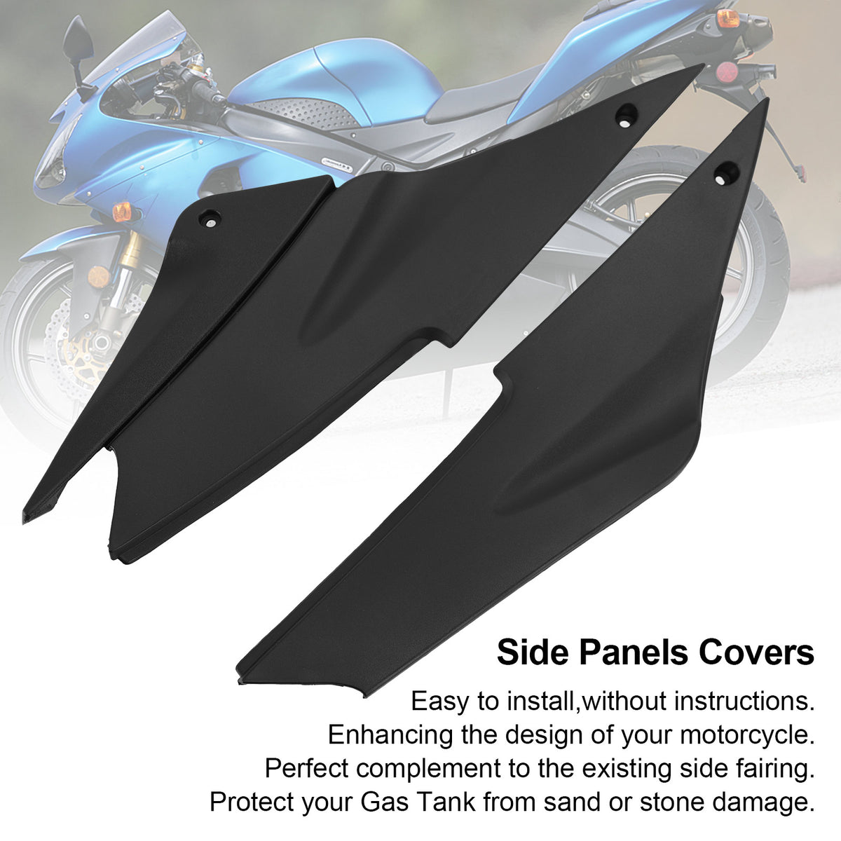 2005-2006 Kawasaki ZX6 ZX6R 636 Boční obložení plynové nádrže Kryt kapotáže