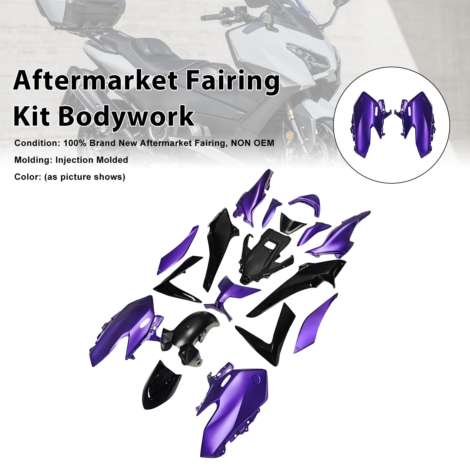 Amotopart 2025-2026 Yamaha TMAX560 Fairing Kit Collection