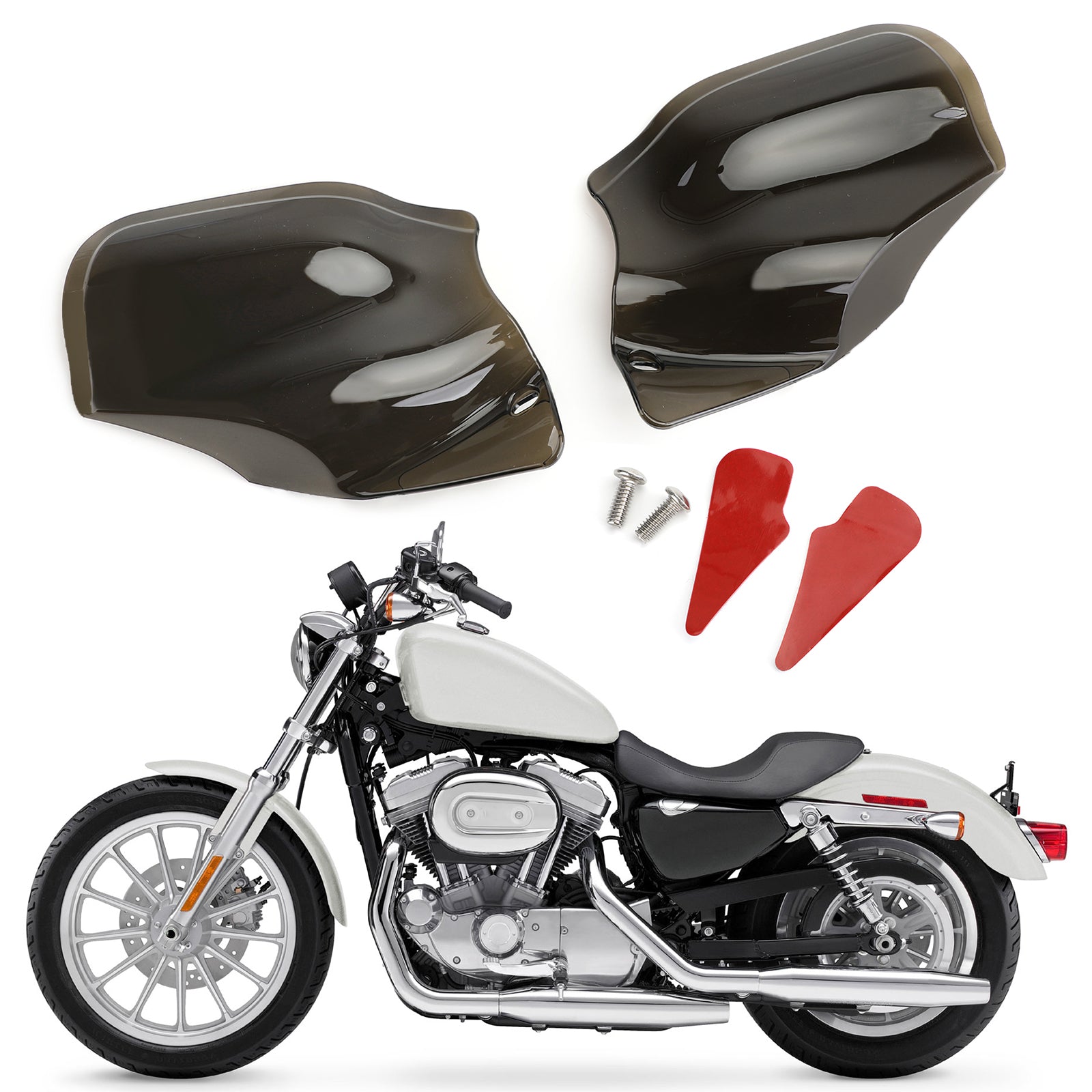 14-18 Sportster XL 883 1200 Mid-Frame Air Heat Deflector Trim Accents Shield
