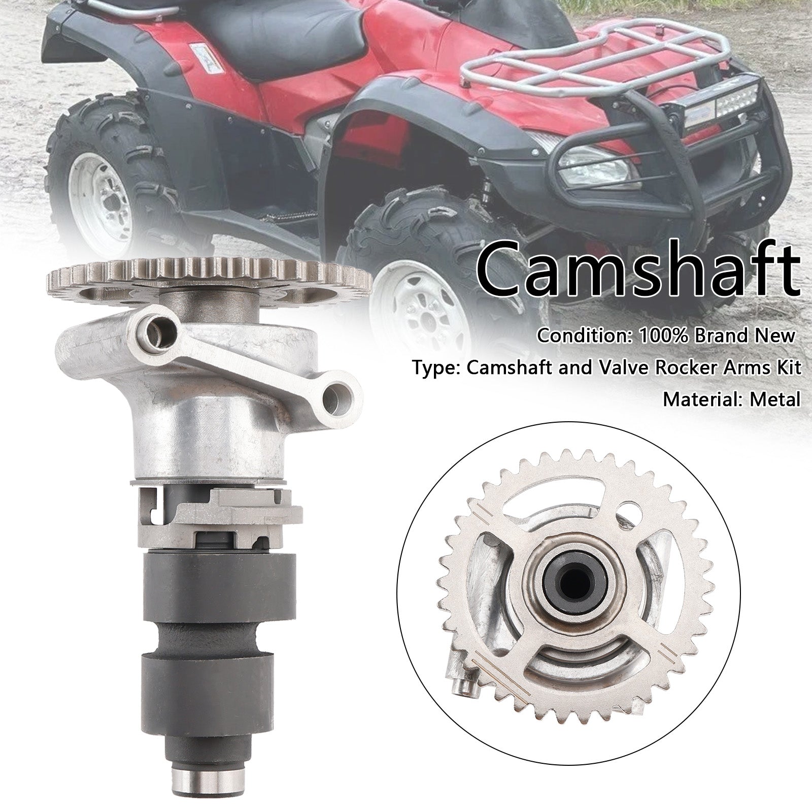 06-23 Honda Fourtrax Rincon TRX680FA Camshaft 14100-HN8-A60 14100-HN8-B40