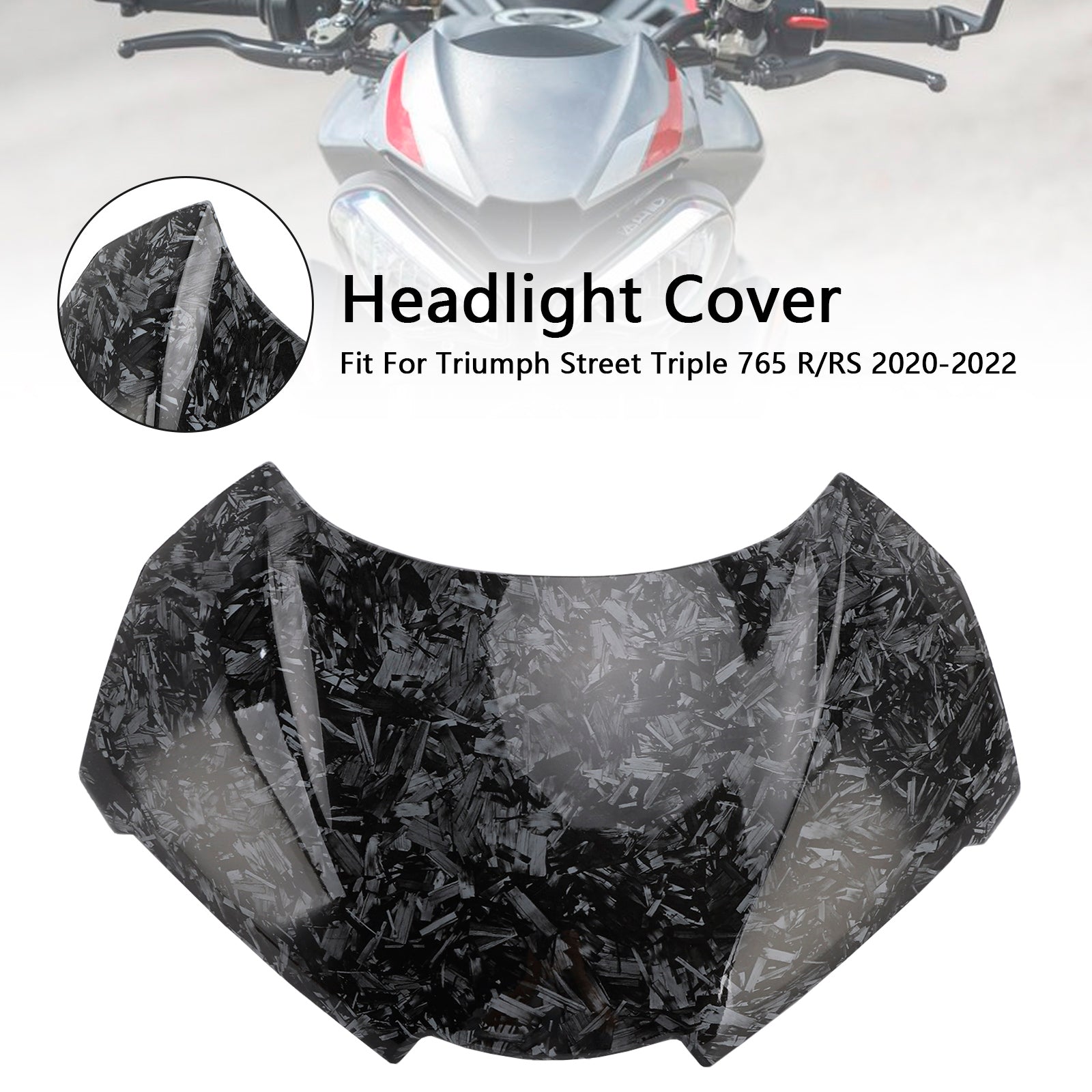 2020-2022 Street Triple 765 R/RS Front Nose Headlight Cover Fairing