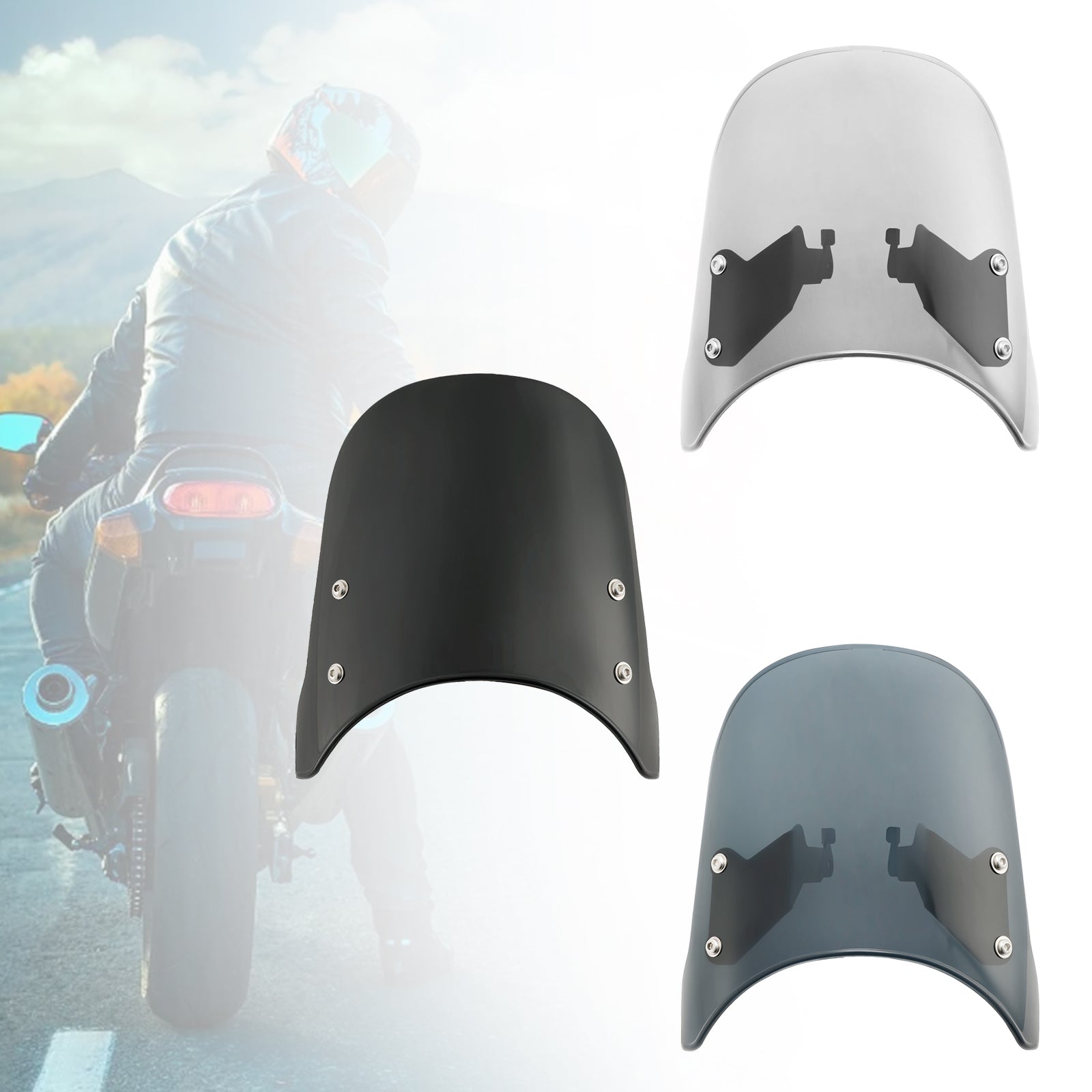 19-23 Husqvarna Vitpilen 401 Svartpilen 401 voorruit voorruiten