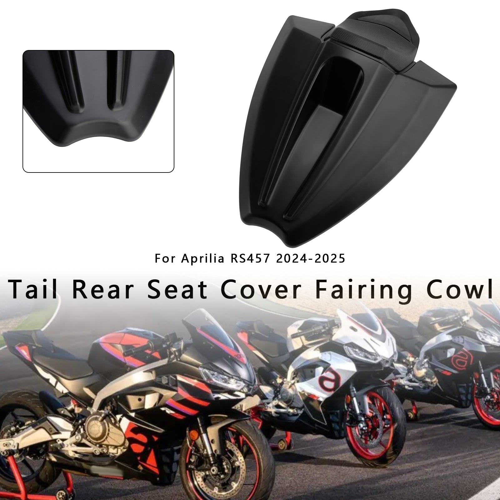 2024-2025 Aprilia RS 457 Tail Rear Seat Cover Fairing Cowl