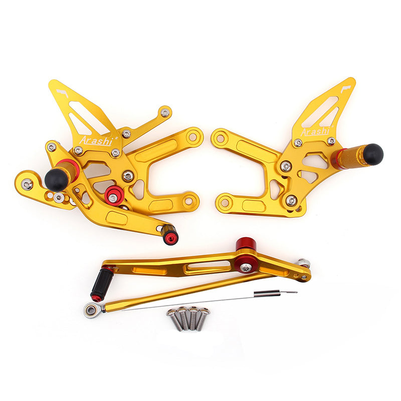Yamaha YZF 600 R6 2006-2016 Gold Rearset Rear set