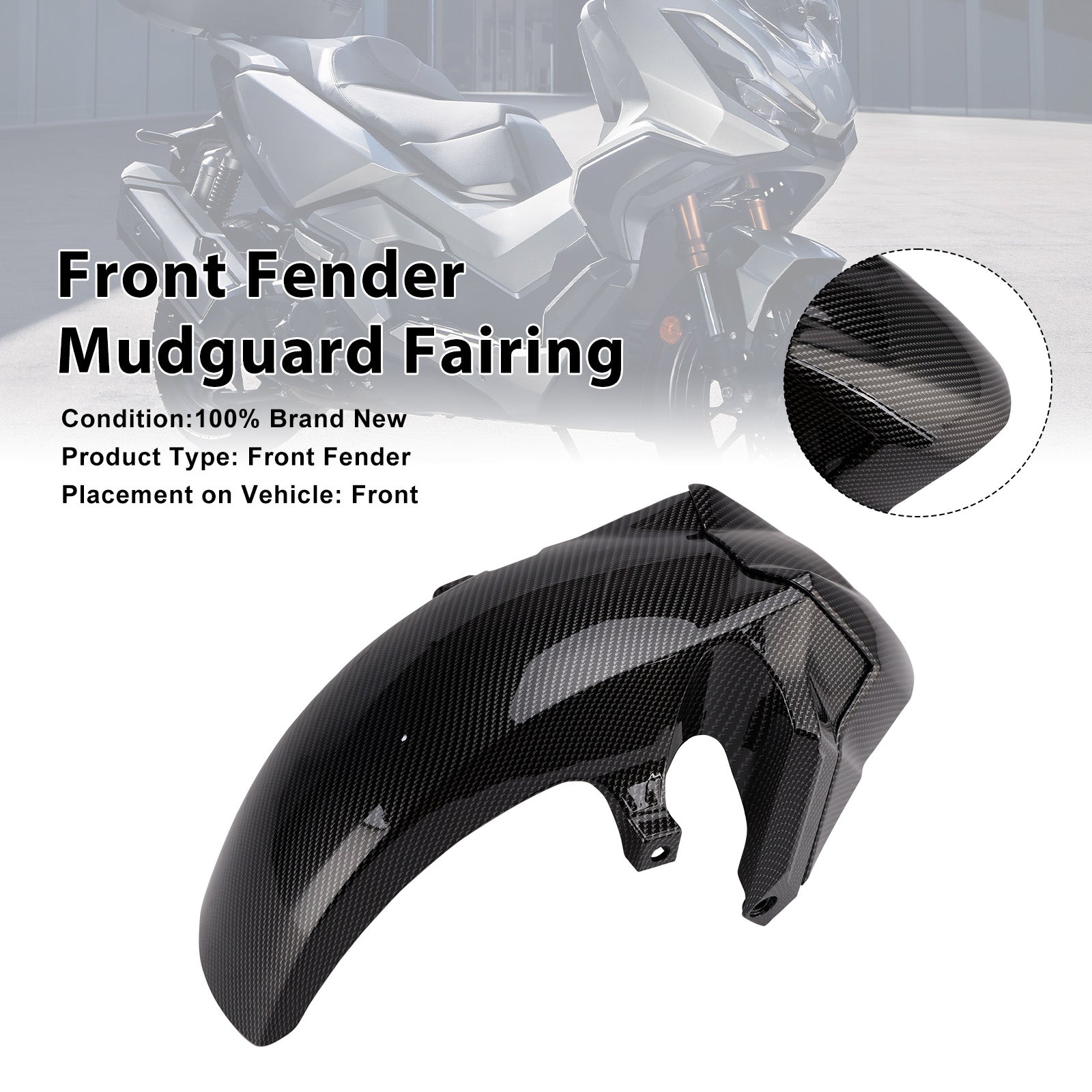 2022-2025 Honda ADV350 Front Fender Mudguard Fairing