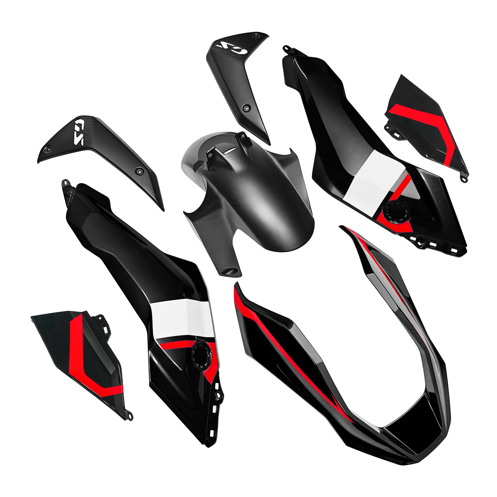Amotopart 2024-2025 BMW R1300GS Black Red Line Fairing Kit
